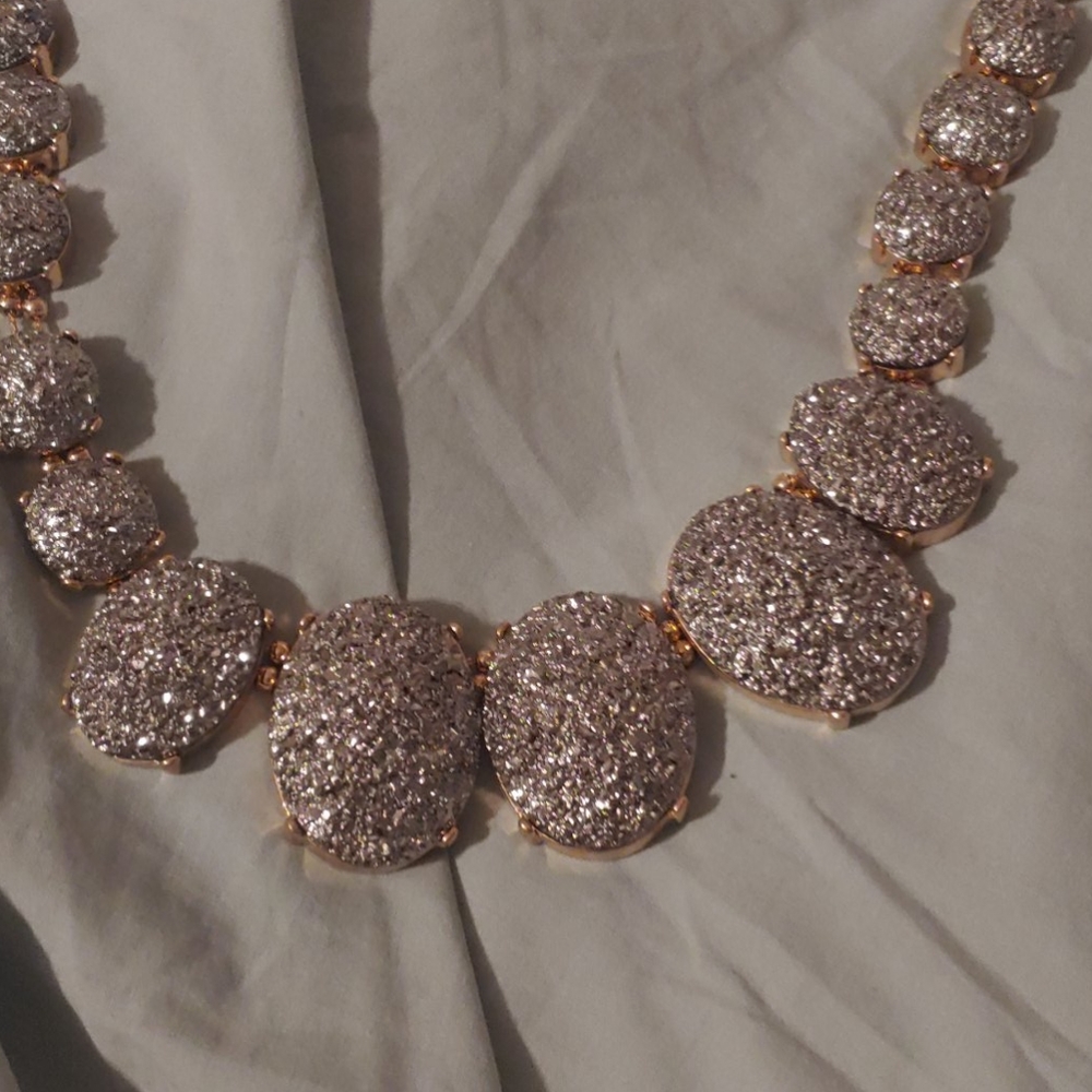 Gold and silver Aldo statement necklace